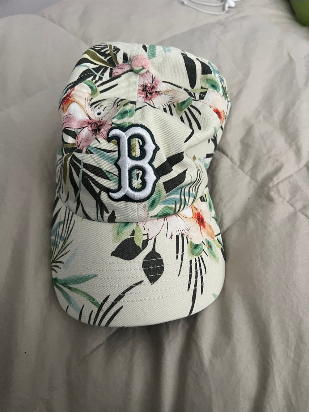 ‘47 Brand Boston Red Sox Floral Baseball Cap - Women’s Standard Fit
